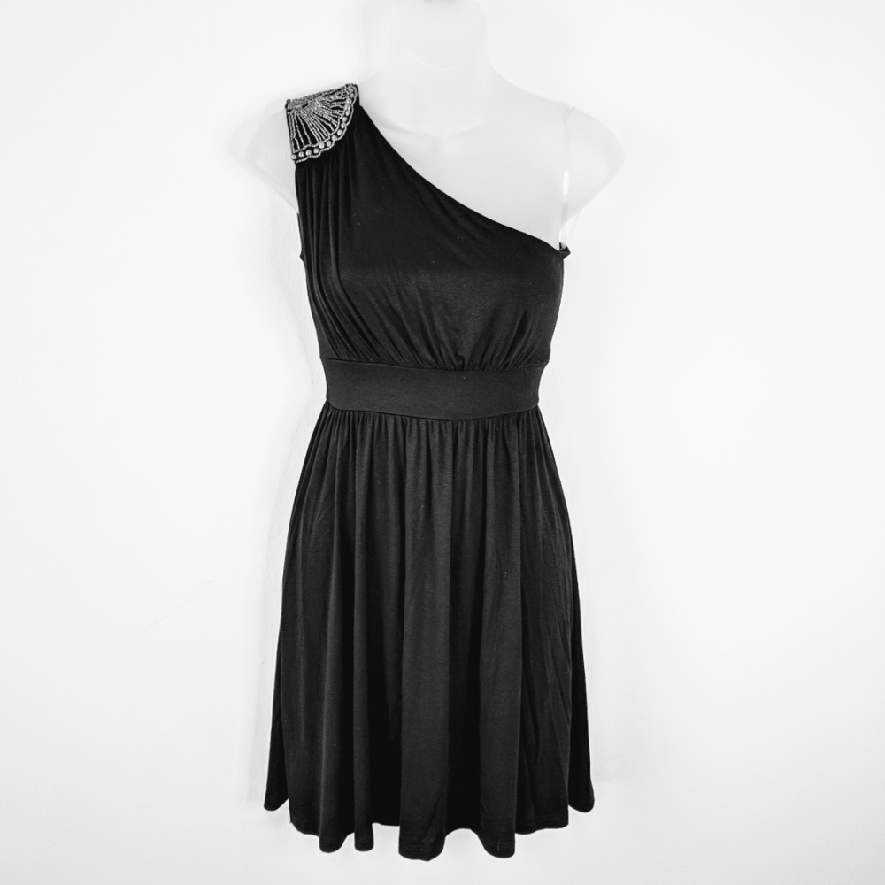 NWT Soprano One shoulder dress beaded - Picture 1 of 5